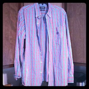 Men’s Chaps long sleeve shirt- used